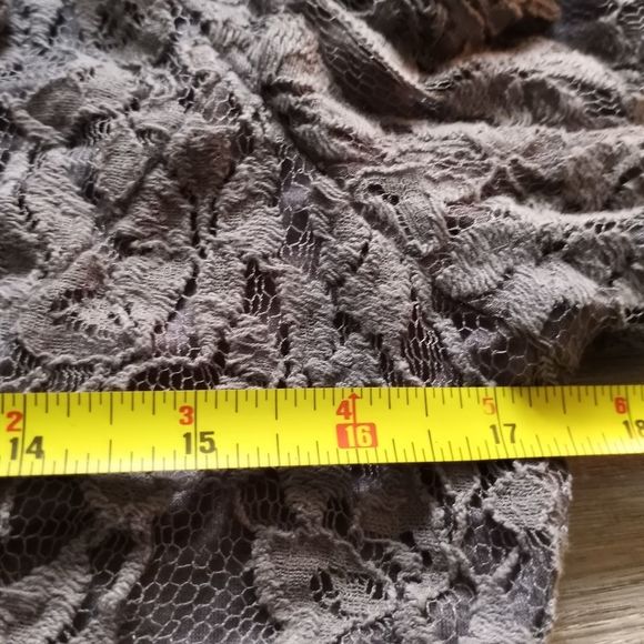 Gibson Brown Lace Blazer - Picture 9 of 11